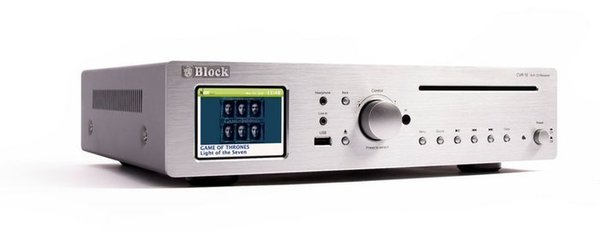 Block CVR-10 CD-Receiver mit Internetradio silber