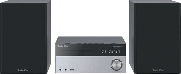 Technisat Micro-Stereo-System DigitRadio 750 Schwarz-Silber