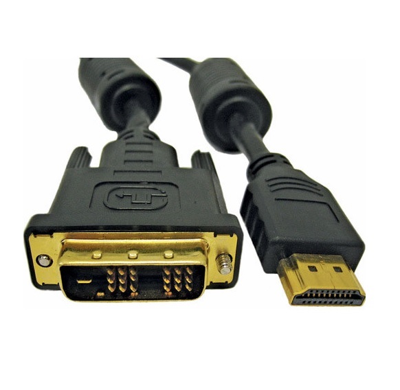 HDMI-A-STECKER / DVI-D STECKER(18+1) SCHWARZ, 1,8M