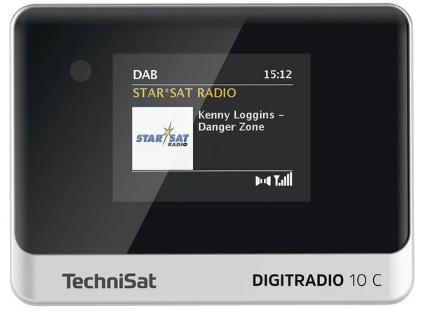 Technisat Stereo-DAB+Tuner Digitradio 10 C Schwarz-Silber