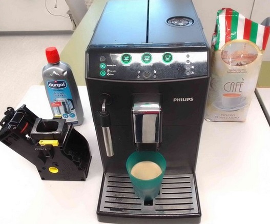 Schutz der Kaffeemaschine