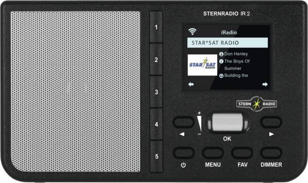 Technisat Internet Design-Radio STERNRADIO IR 2, Schwarz