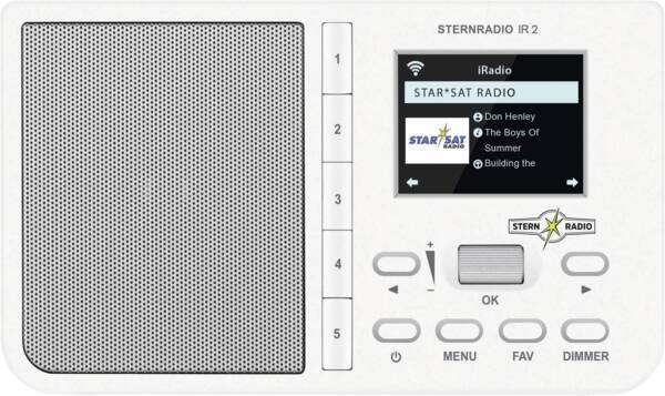 Technisat Internet Design-Radio STERNRADIO IR 2, Weiss