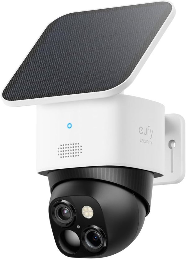 eufy Security SoloCam S340, Überwachungskamera aussen solar, 360°-Überwachung